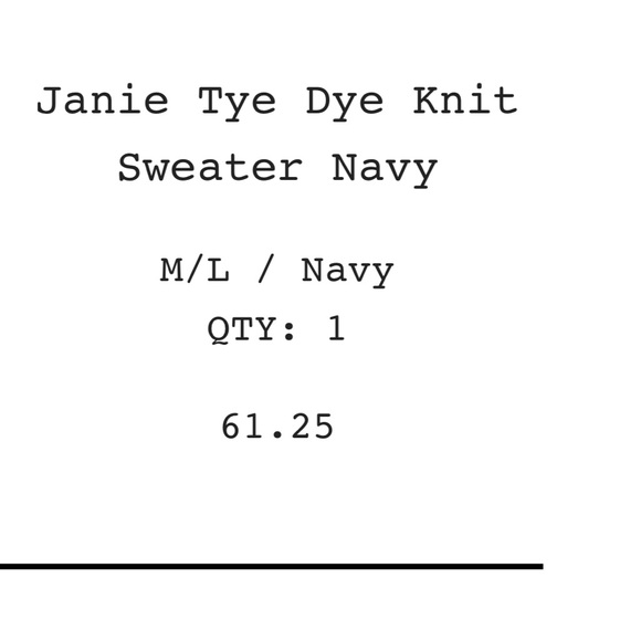 NWOT Cropped Tie-Dye Knit - Picture 4 of 5